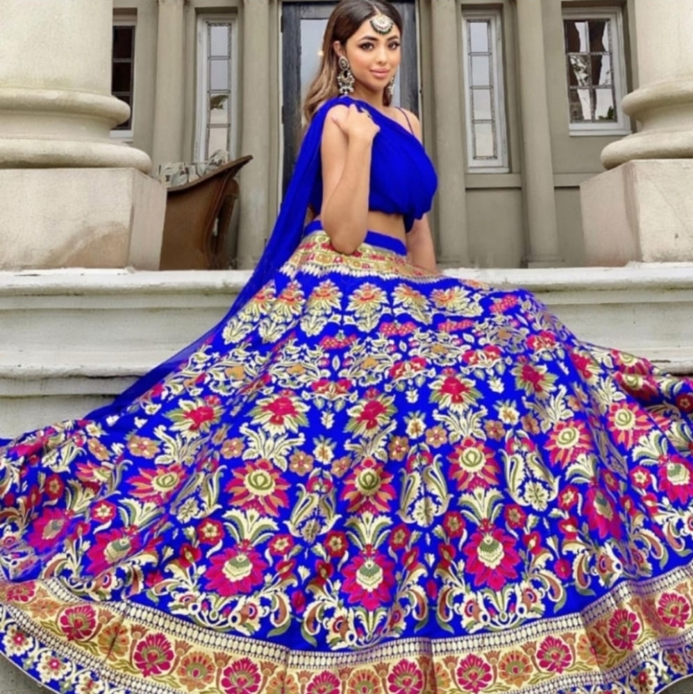 Indian wedding dress diwali dress garba dress Indian party wear Indian Lenhgha